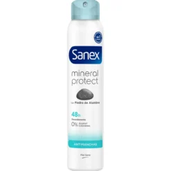 Desodorante Spray Natur Protect 48h Anti-manchas Blancas con Piedra de Alumbre