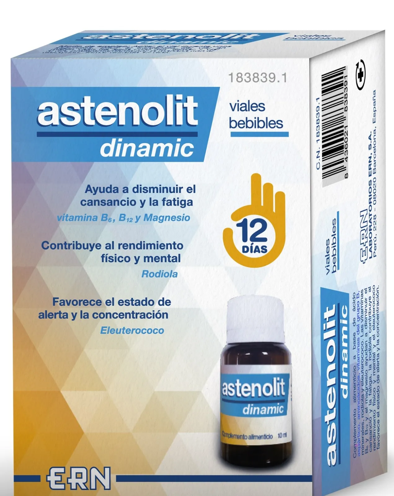 Dinamic Complemento Alimenticio 12 Viales