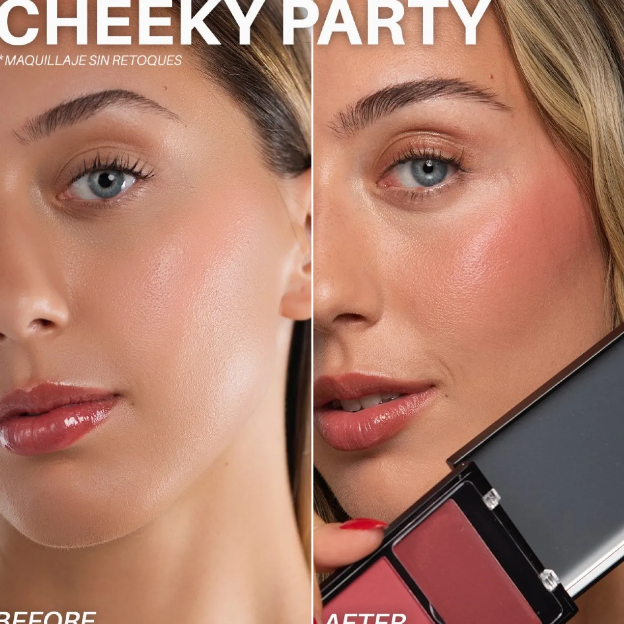 Double Cheek Blush Colorete en Crema y Polvo