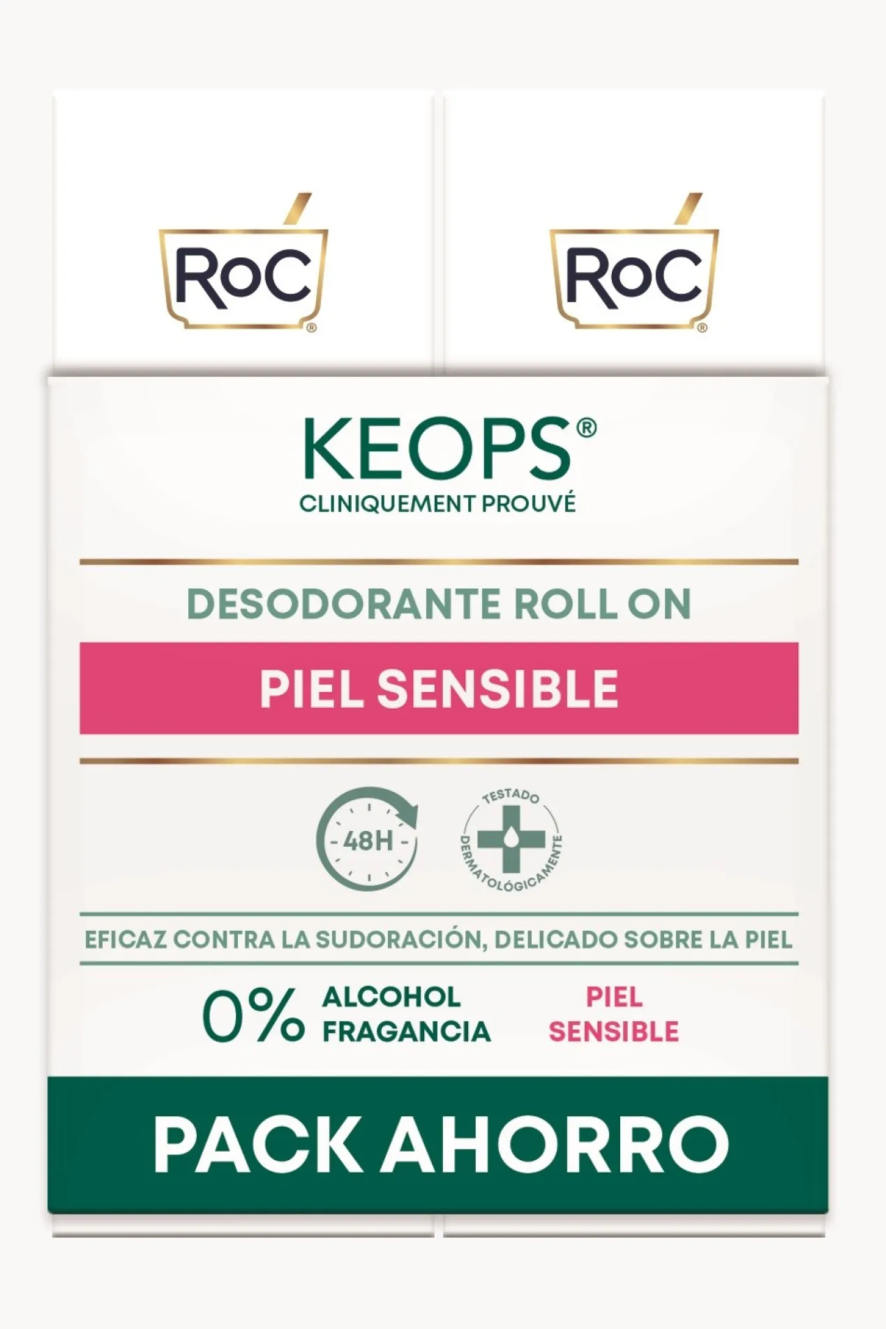 Duplo Keops Desodorante Sensitive Roll-on