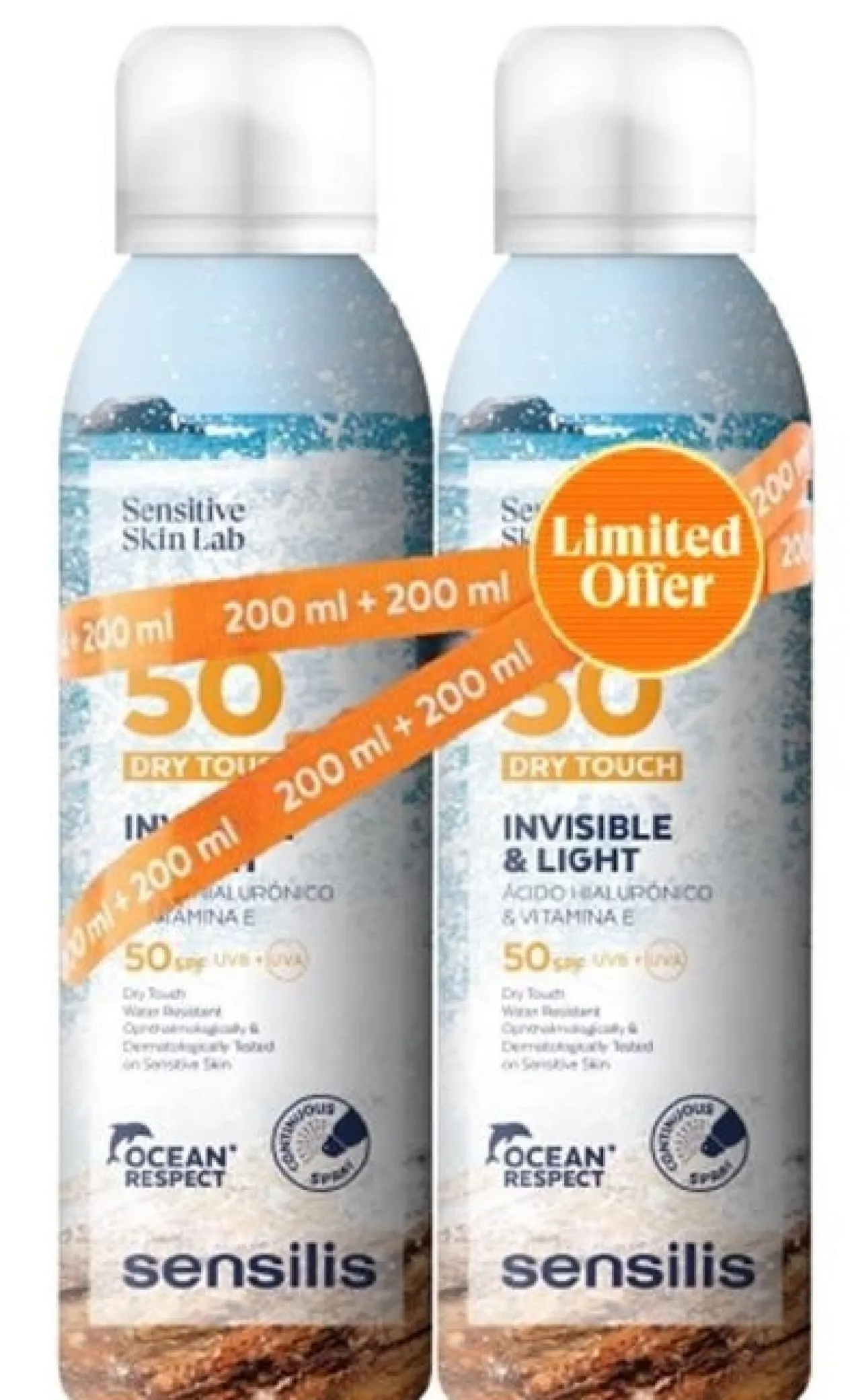 Duplo Spray Protector Solar Dry Touch SPF 50