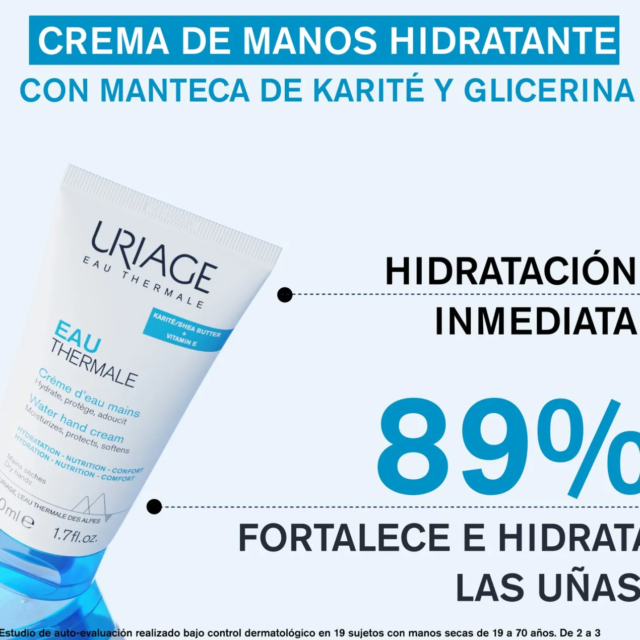 Eau Thermale Crema de Manos Hidratante