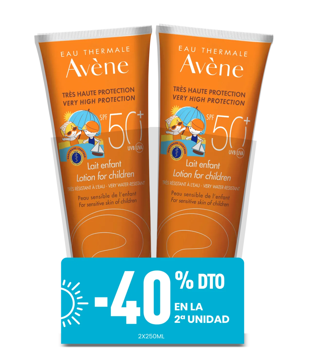 Eau Thermale Leche para Niños SPF 50+