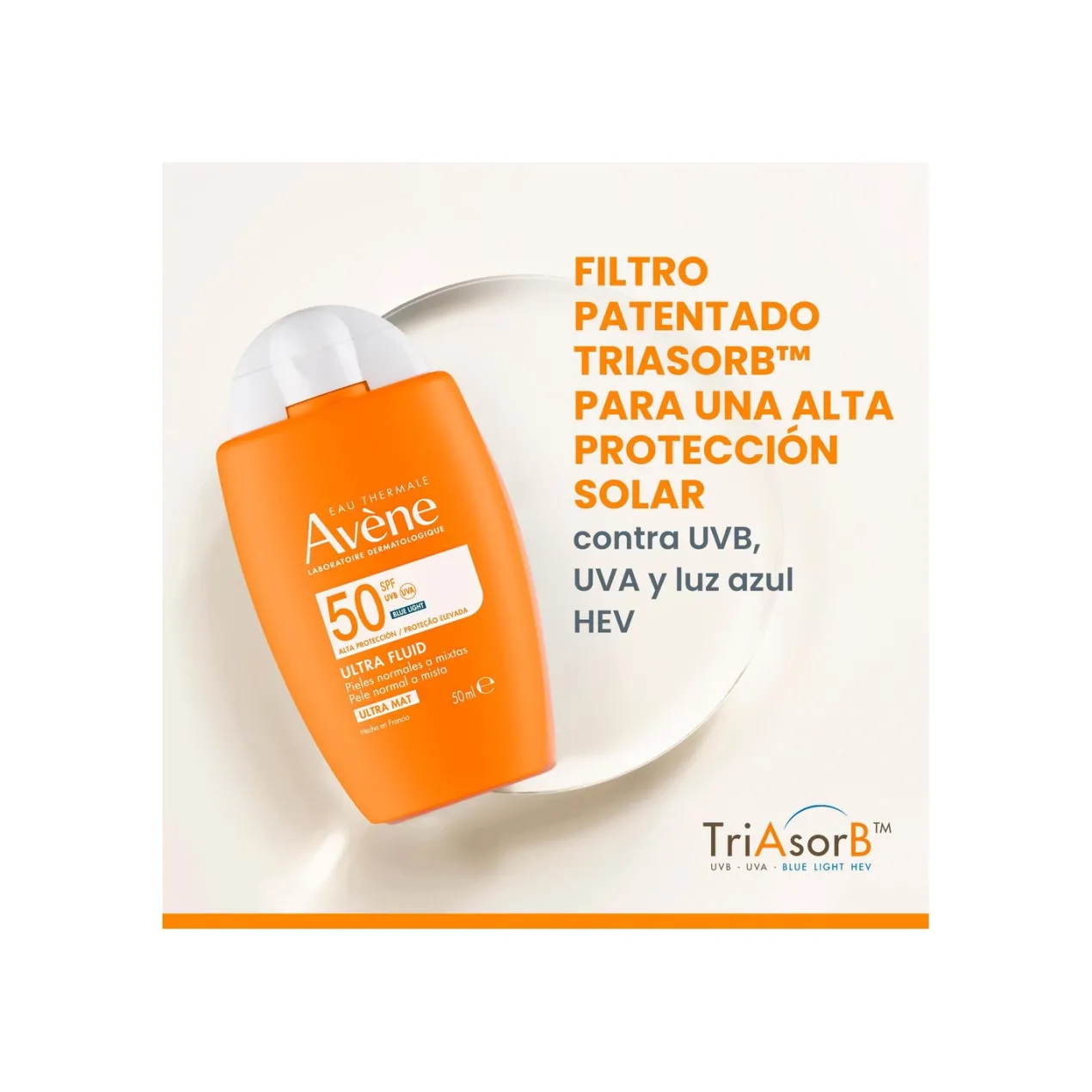 Eau Thermale Ultra Fluido Invisible Ultra Mat 50+