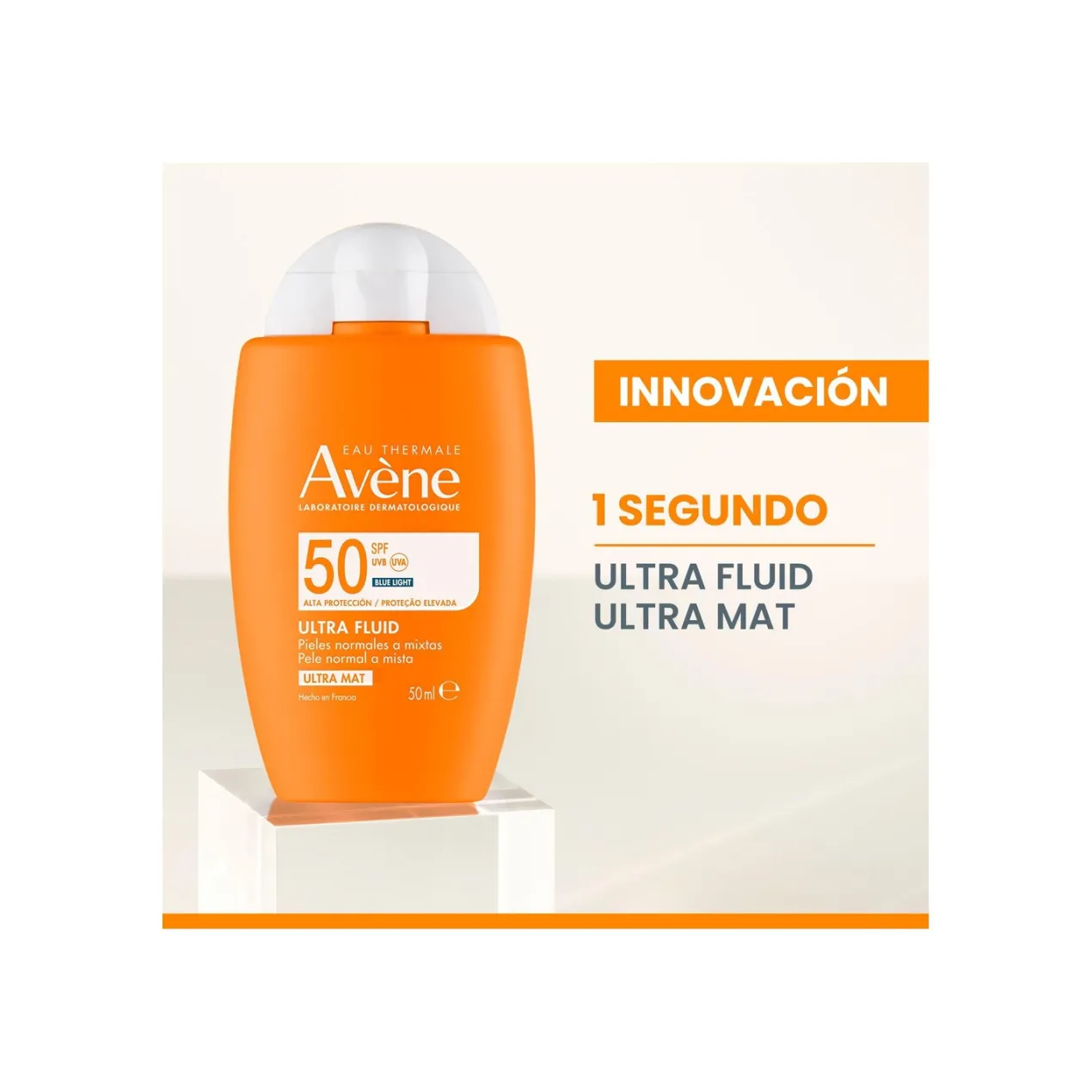 Eau Thermale Ultra Fluido Invisible Ultra Mat 50+