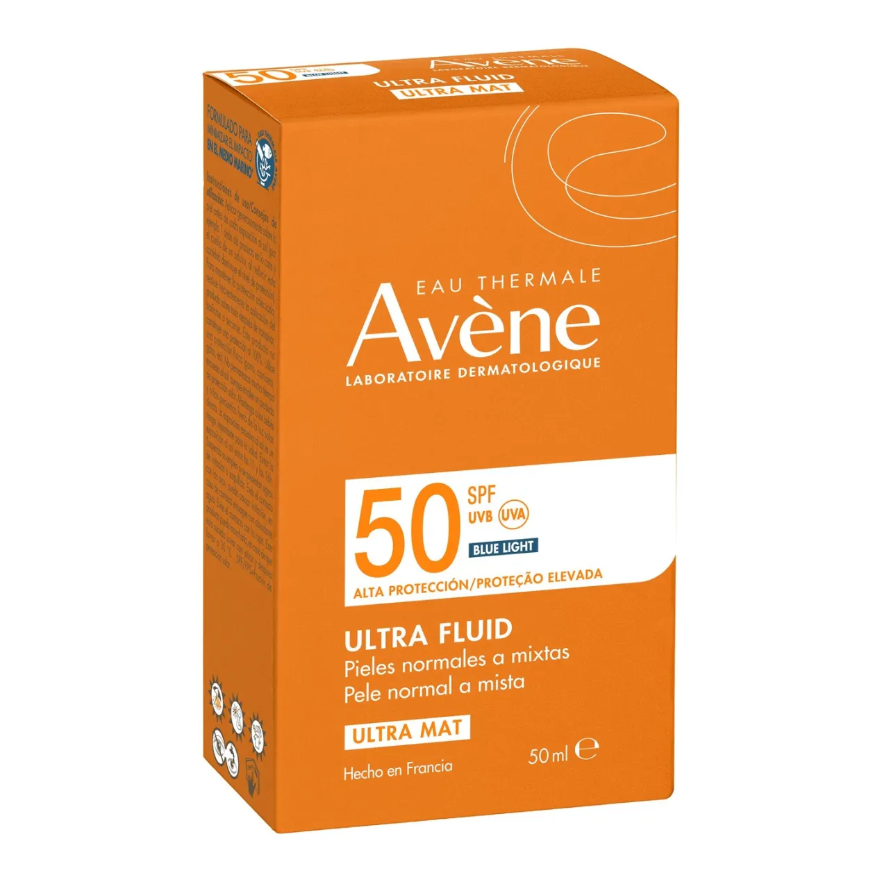 Eau Thermale Ultra Fluido Invisible Ultra Mat 50+