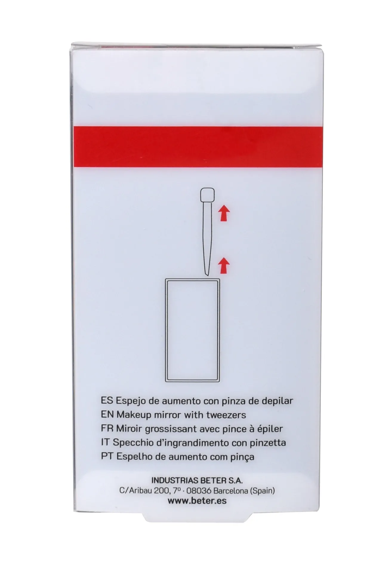 Elite Espejo Rectangular x10 con Pinza