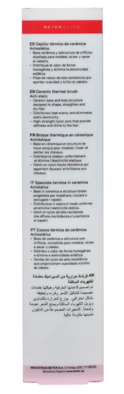 Elite Cepillo Térmico de Cerámica Nº14 Styling & Straightening
