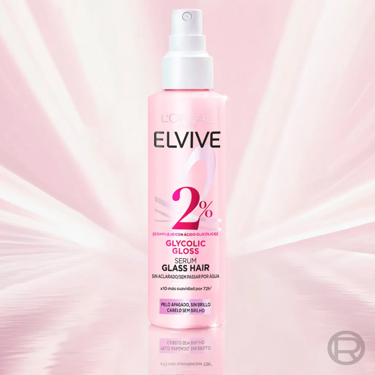Elvive Glycolic Gloss Sérum Glass Hair sin Aclarado