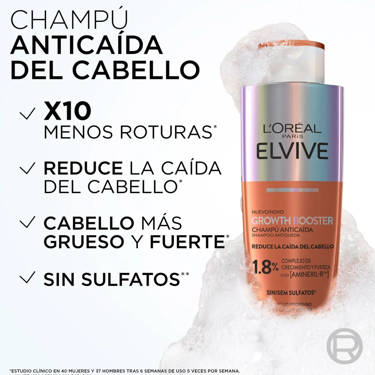 Elvive Growth Booster Champú Anticaída