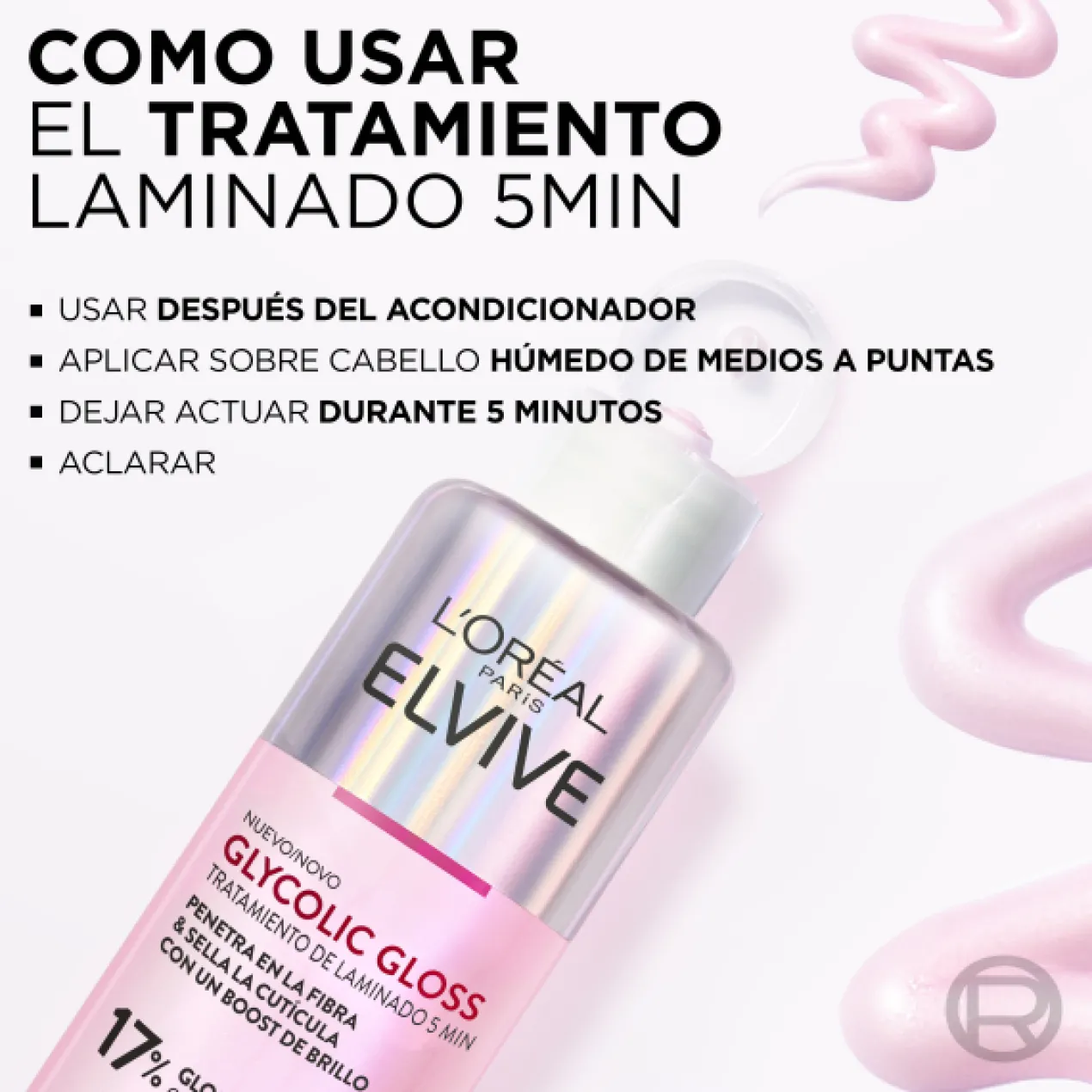 Elvive Tratamiento de Laminado Glycolic Gloss