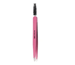 2 en 1 Brow Definer Pinzas de Depilar con Goupillon