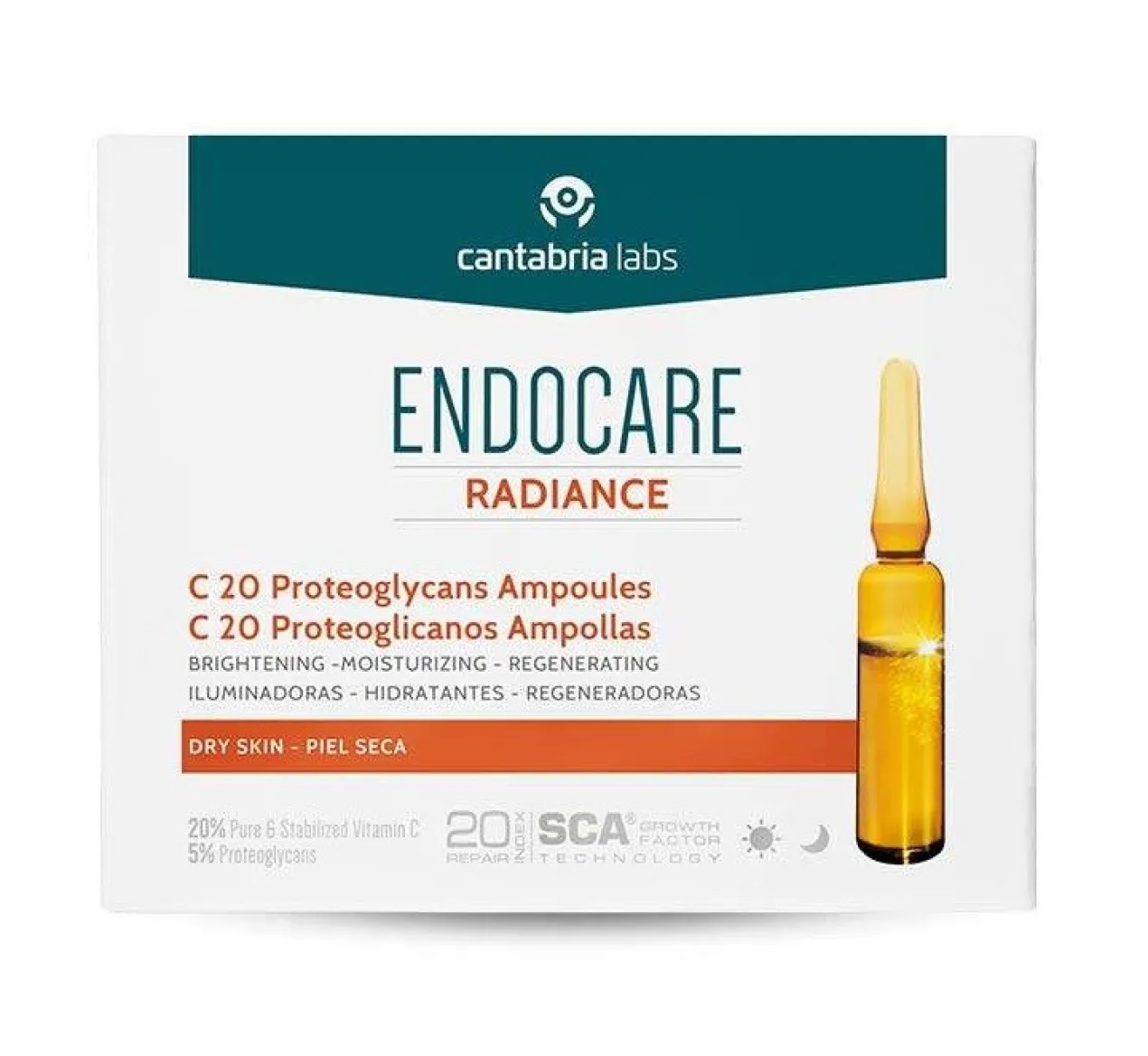 Endocare Radiance C-20 Proteoglicanos Ampollas