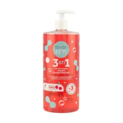 3 en 1 Gel de Ducha + Champú + Acondicionador