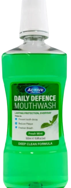 Enjuague Bucal Active Daily Defence Fresh Mint