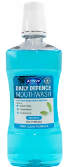 Enjuague Bucal Daily Defence Menta Suave