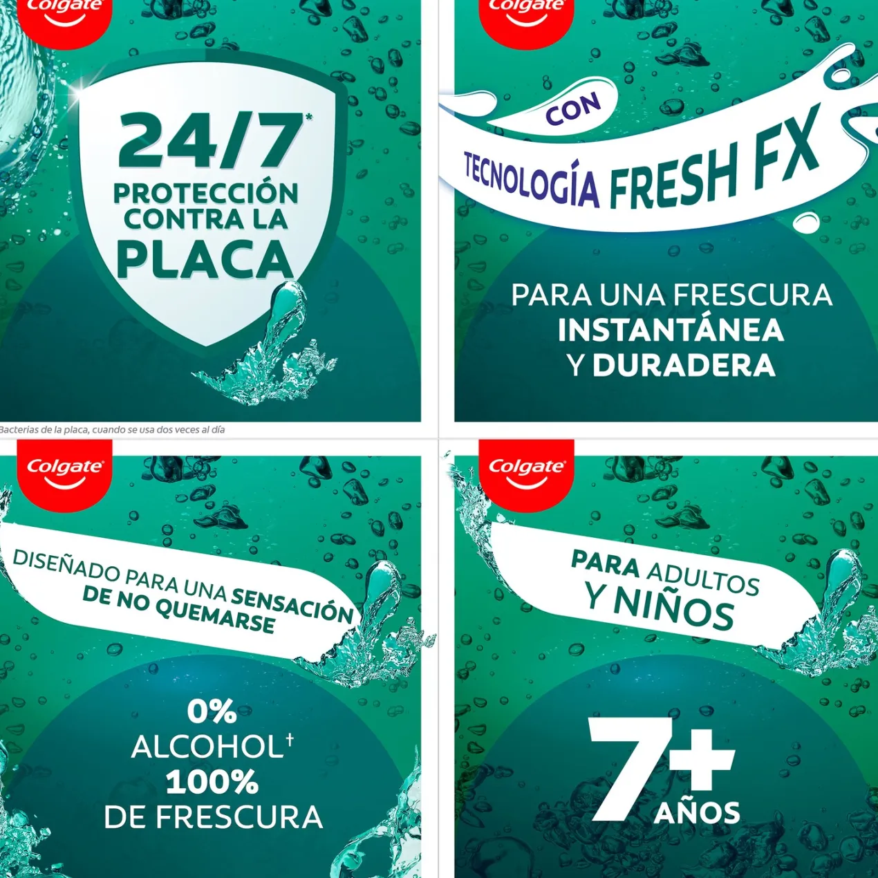 Enjuague Bucal Plax Soft Mint Protección 24h Antibacteriano