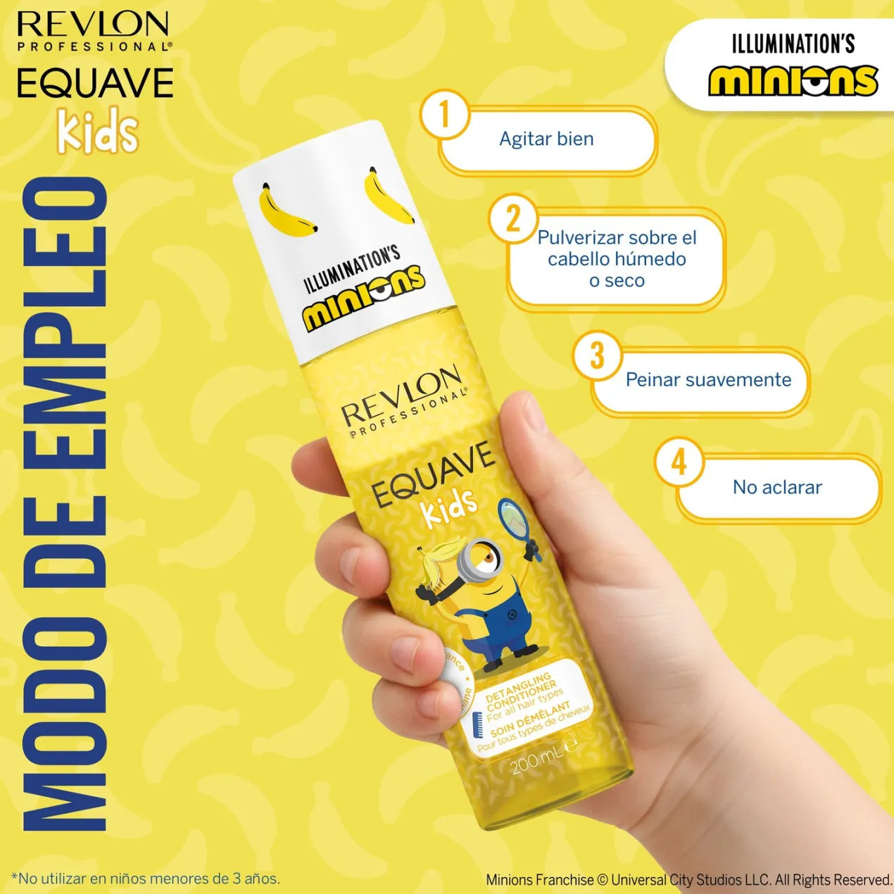 Equave Kids Minions Acondicionador Desenredante