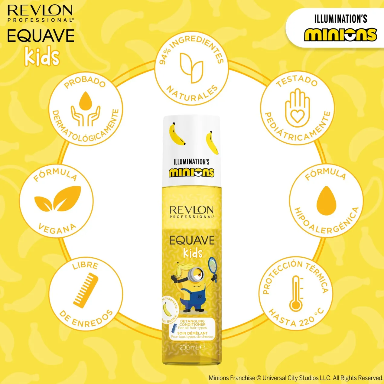 Equave Kids Minions Acondicionador Desenredante