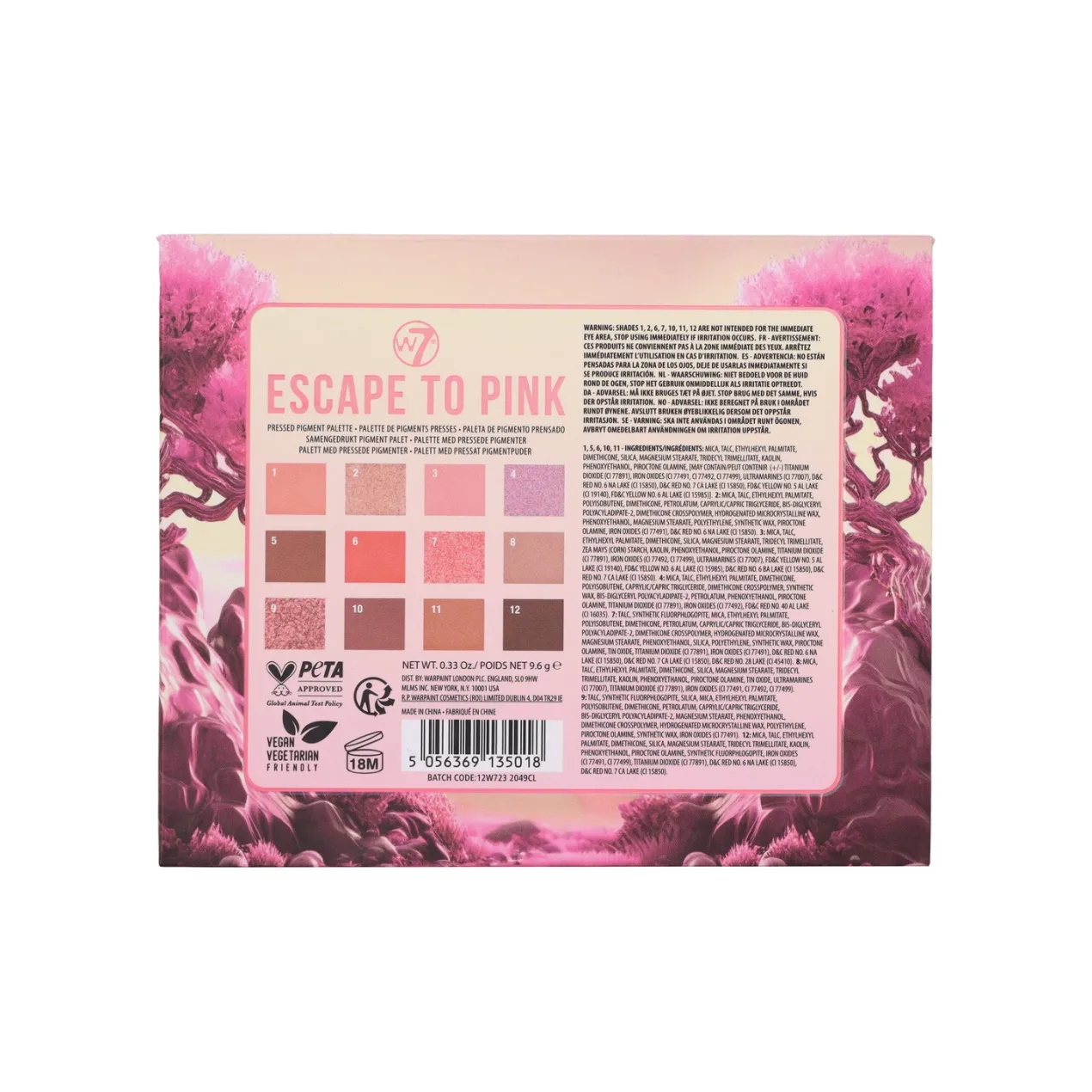 Escape To Pink Paleta de Sombra de Ojos