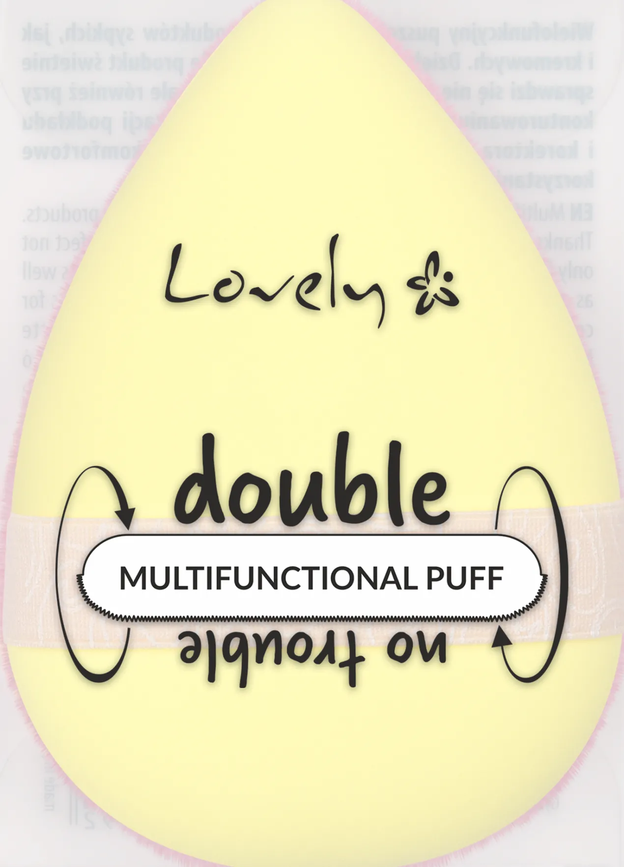 Esponja de Maquillaje Multifunción Double No Trouble