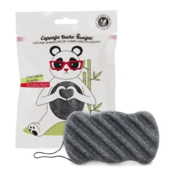 Esponja Konjac Carbón de Bambú