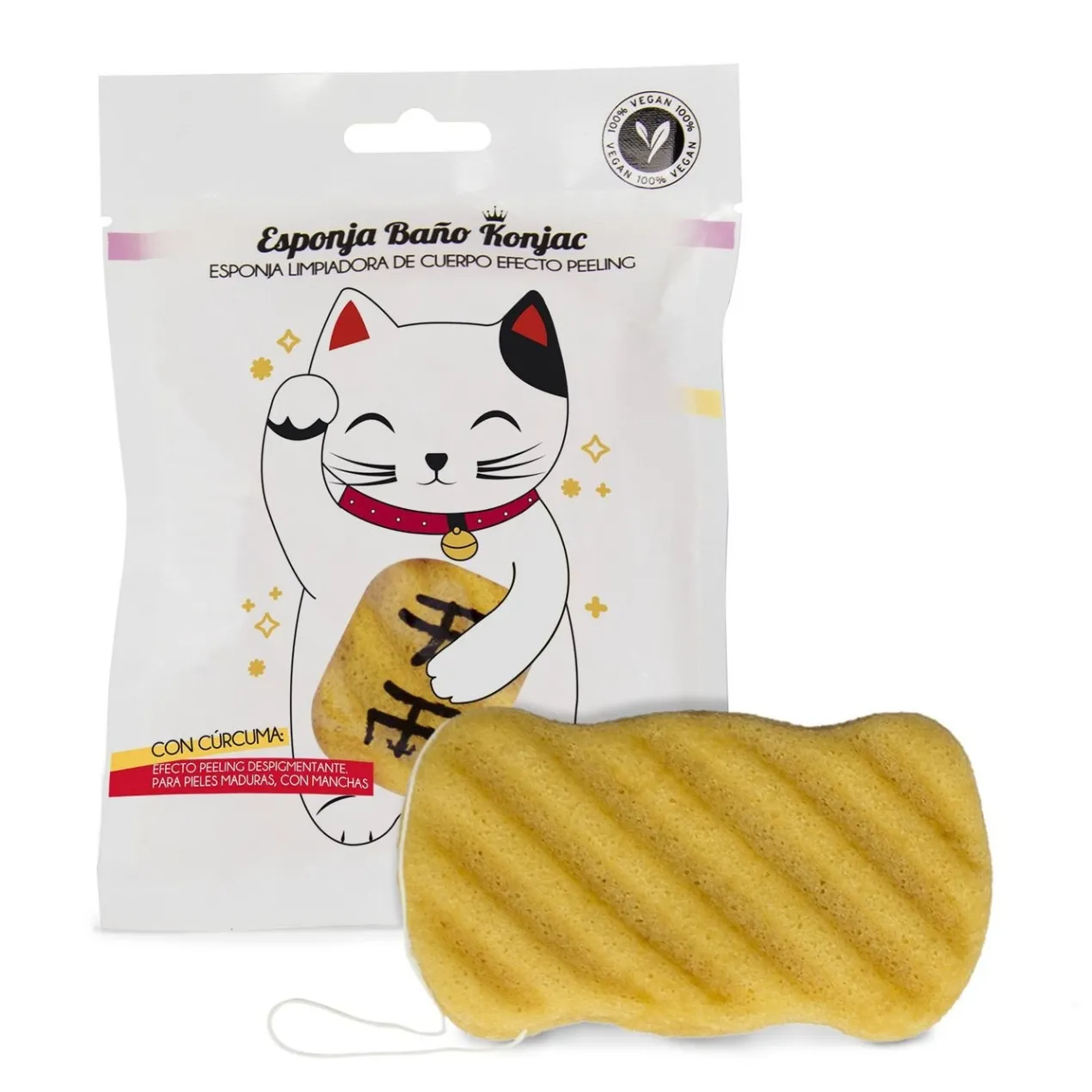 Esponja Konjac Cúrcuma