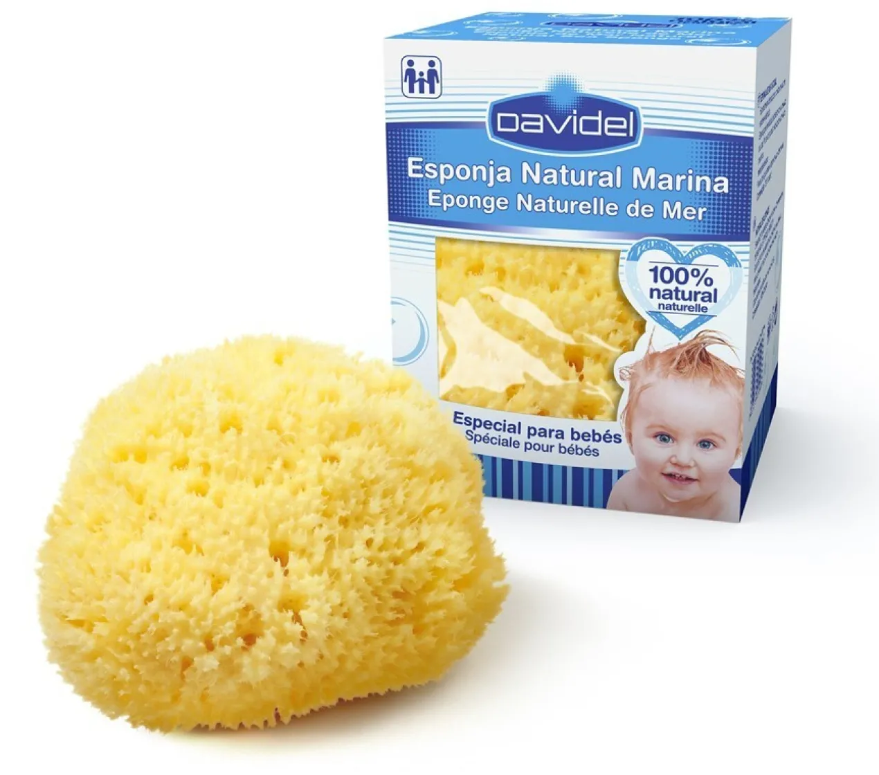 Esponja Natural Marina Especial para Bebés