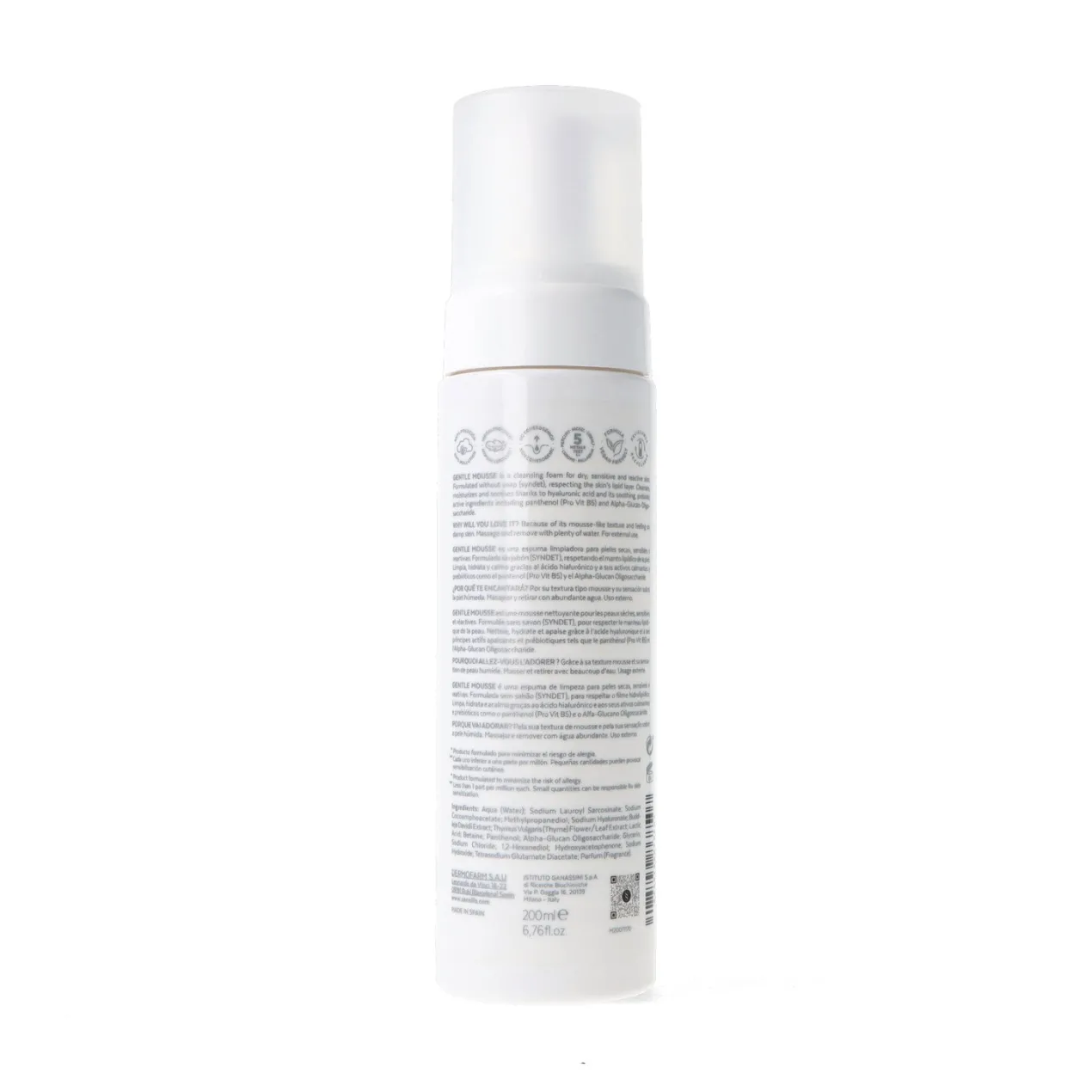 Espuma Limpiadora Gentle Cleansing Mousse Piel sensible y Reactiva