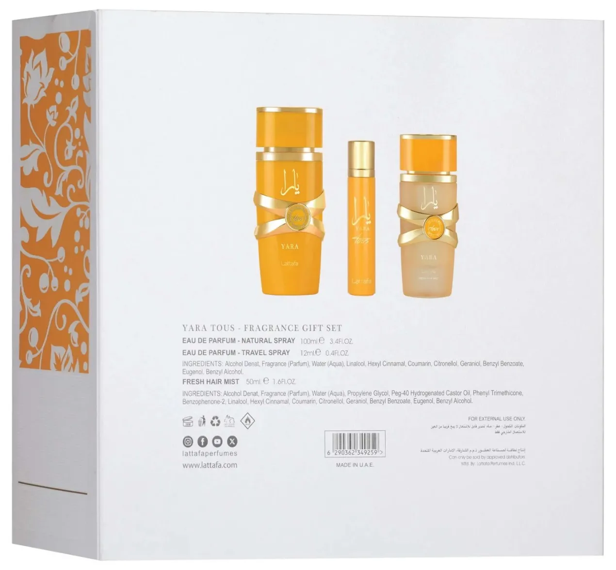 Estuche de Regalo Yara Tous Eau de Parfum