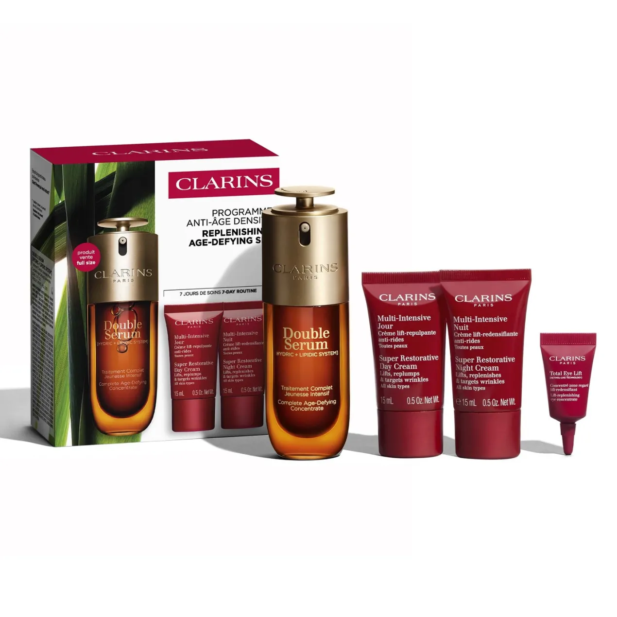 Estuche Double Serum + Multi Intensiva Día y Noche + Total Eye Lif