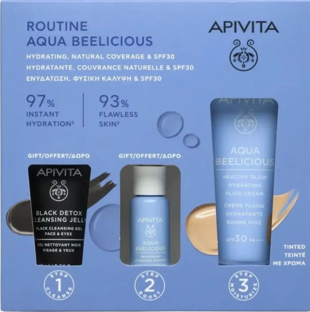 Estuche Rutina Aqua Beelicious Con Color SPF30