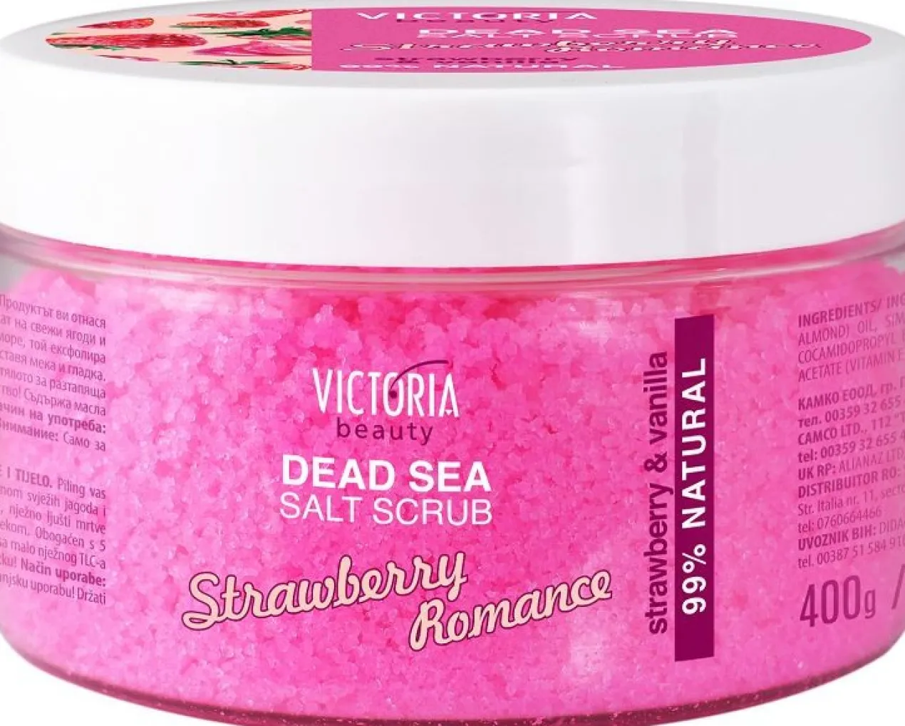 Exfoliante Facial y Corporal de Fresa