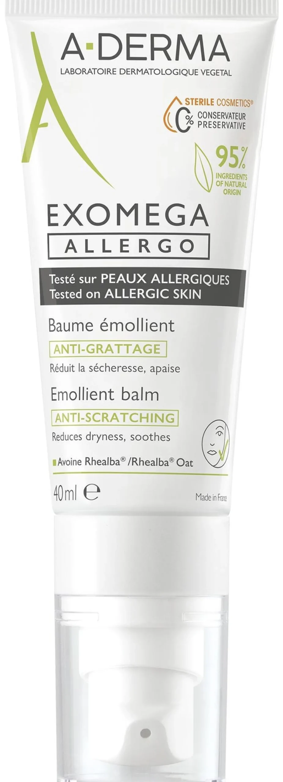 Exomega Allergo Bálsamo Emoliente Anti-rascado