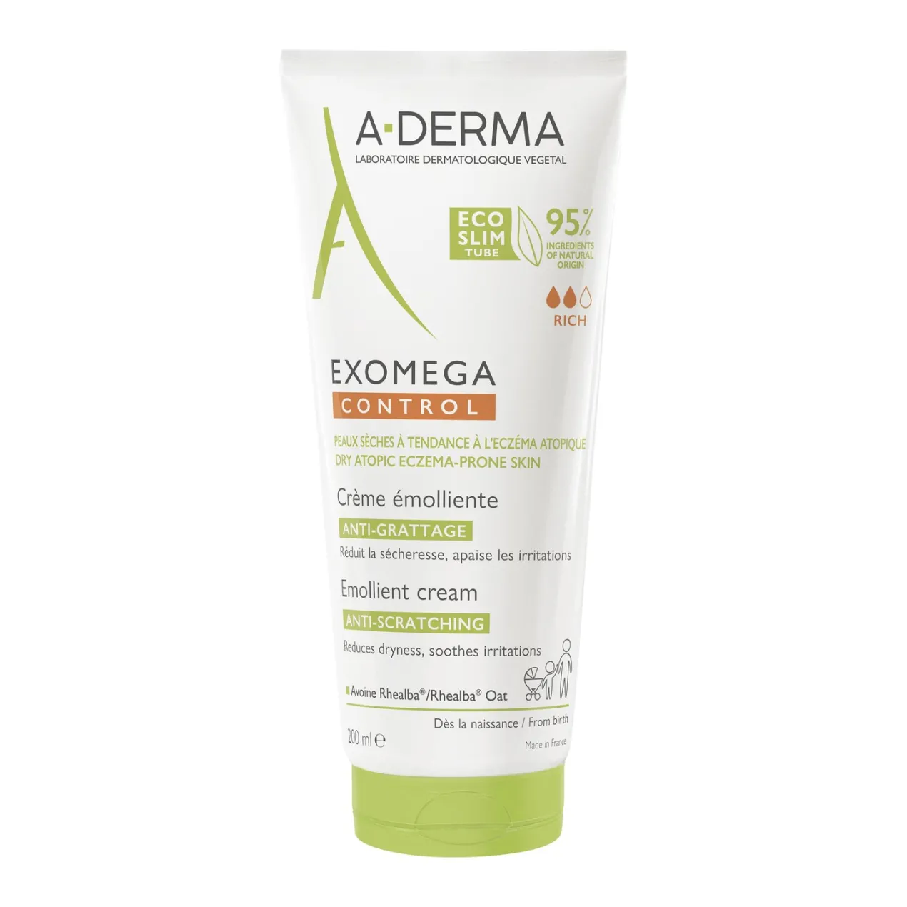 Exomega Control Crema Emoliente antiirritación para piel atópica