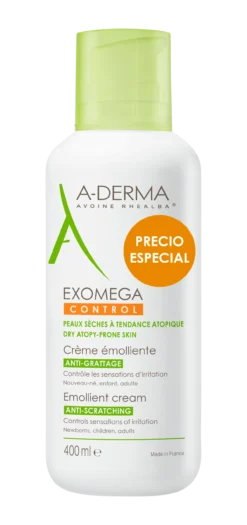 Exomega Control Crema Emoliente antiirritación para piel atópica