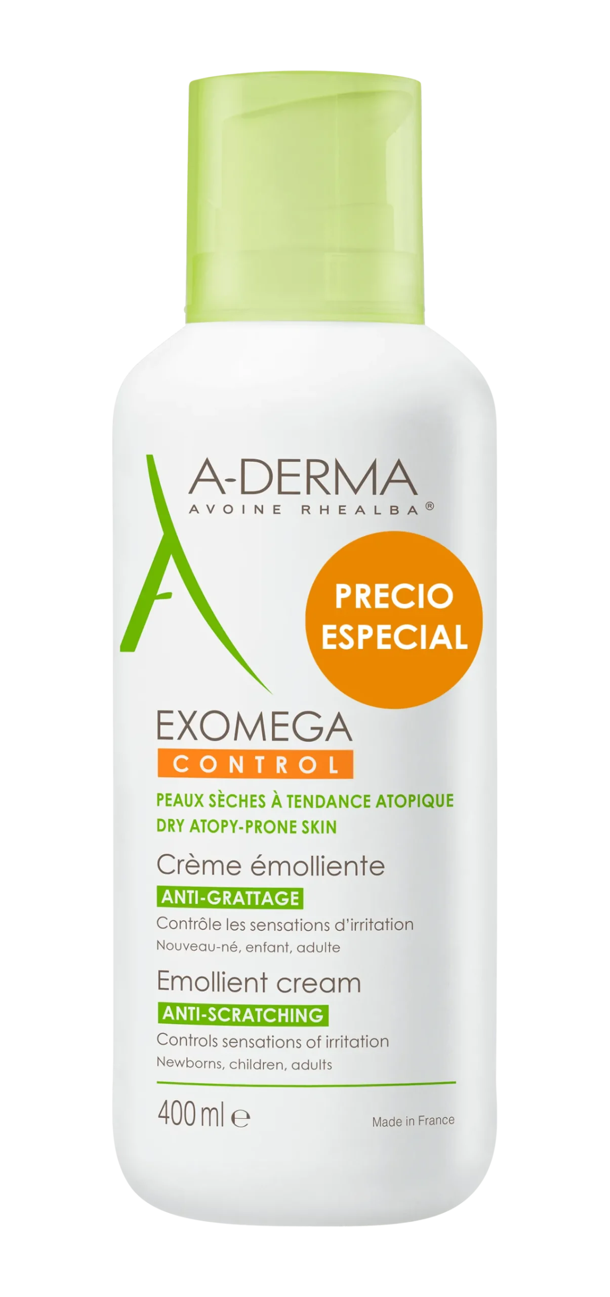 Exomega Control Crema Emoliente antiirritación para piel atópica
