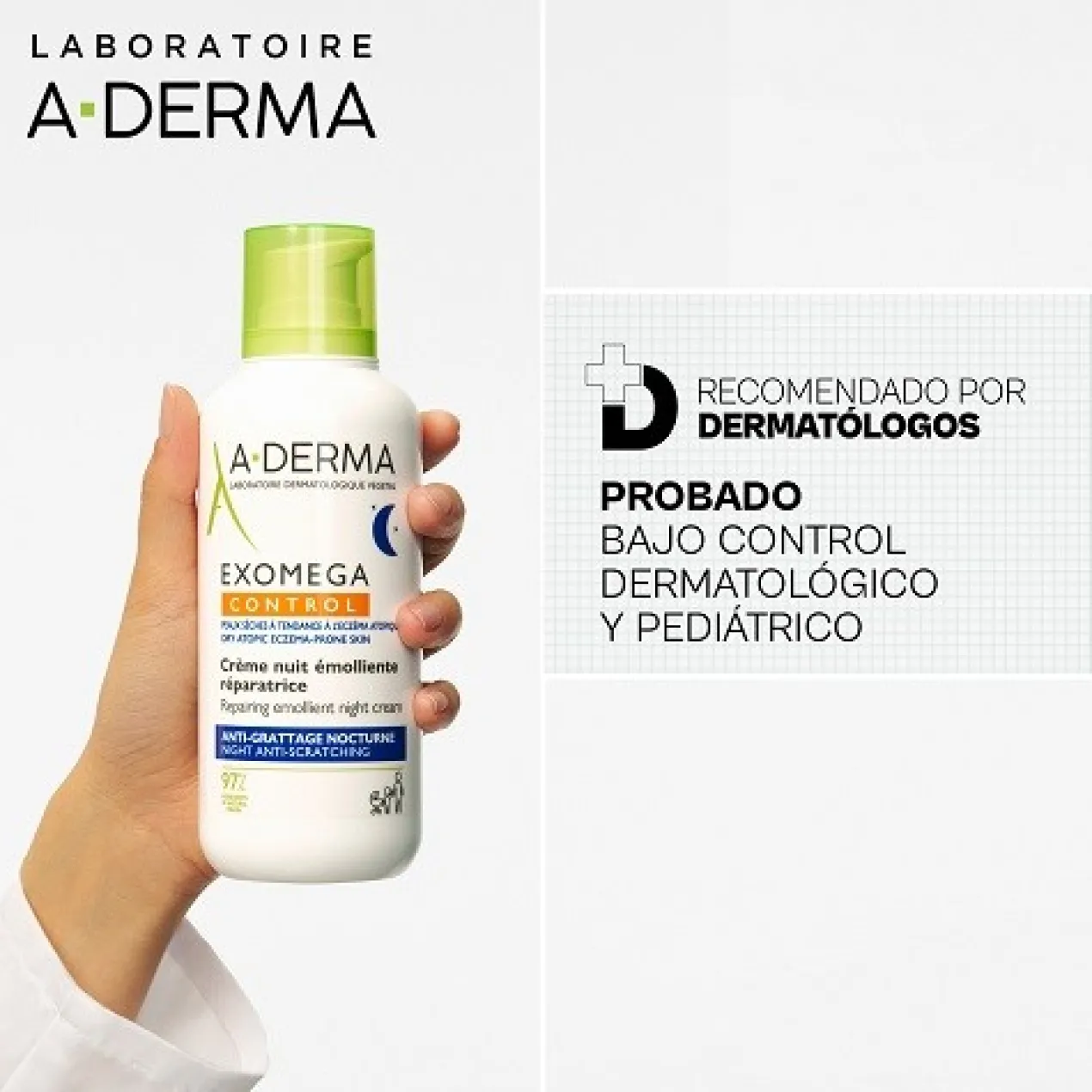 Exomega Crema de Noche Para Piel Seca