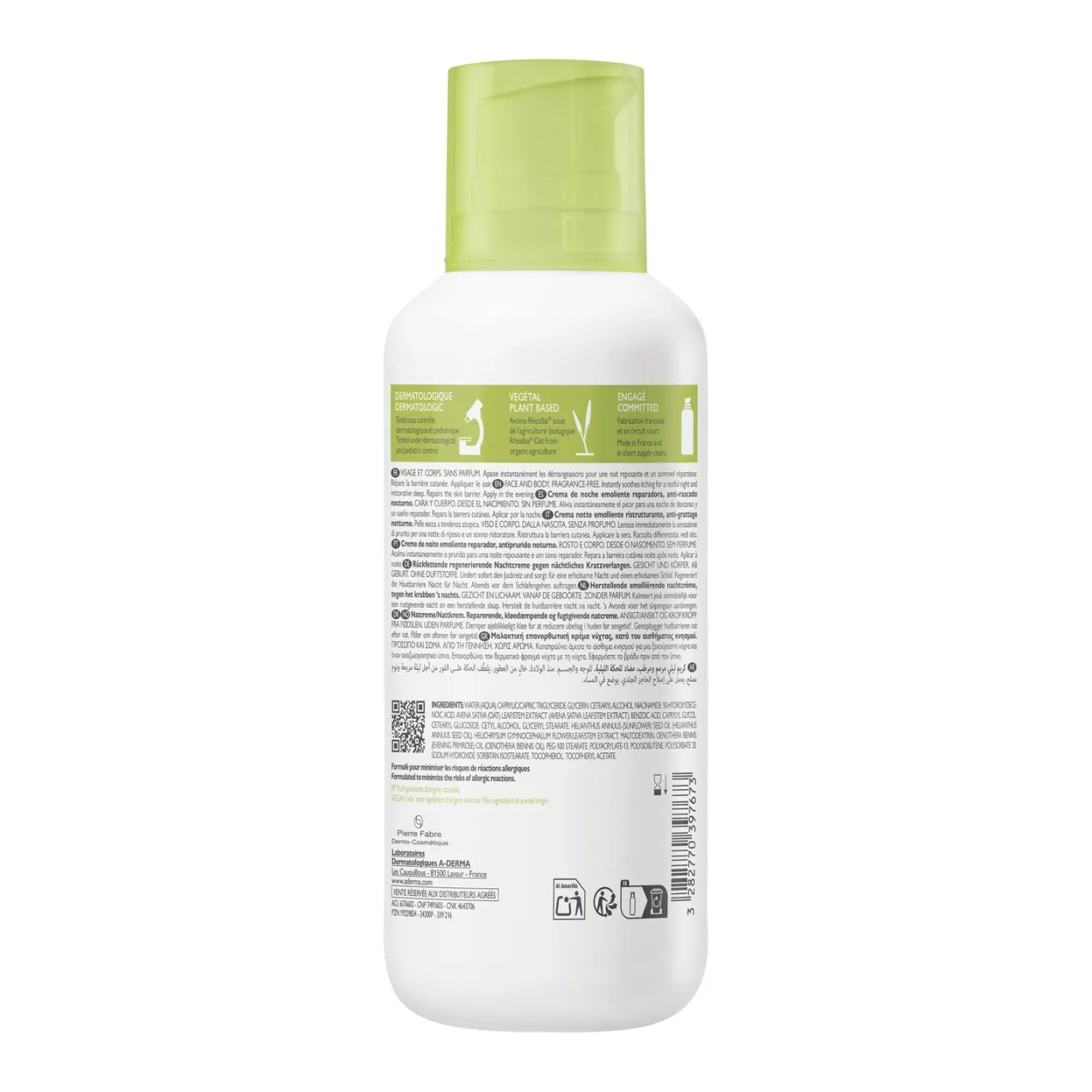 Exomega Crema de Noche Para Piel Seca