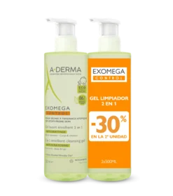 Exomega Gel Limpiador 2 en 1 Pieles Atópicas