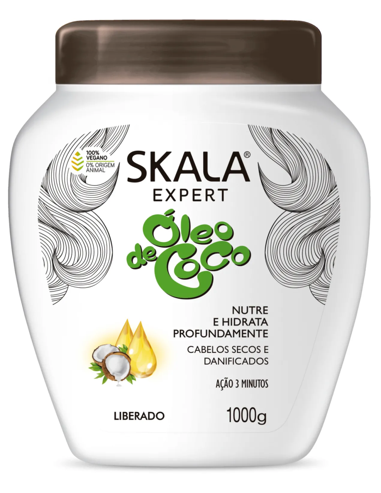 Expert Aceite de coco Crema de Tratamiento 2 en 1