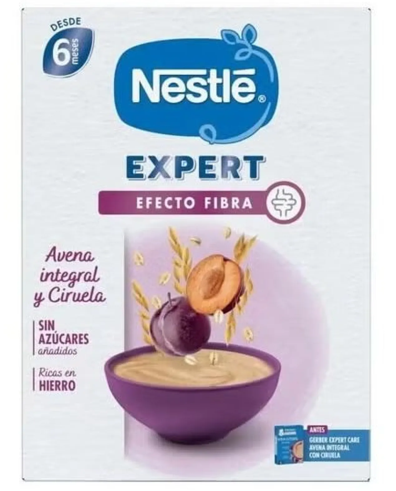 Expert Papilla Avena Con Ciruela Efecto Fibra