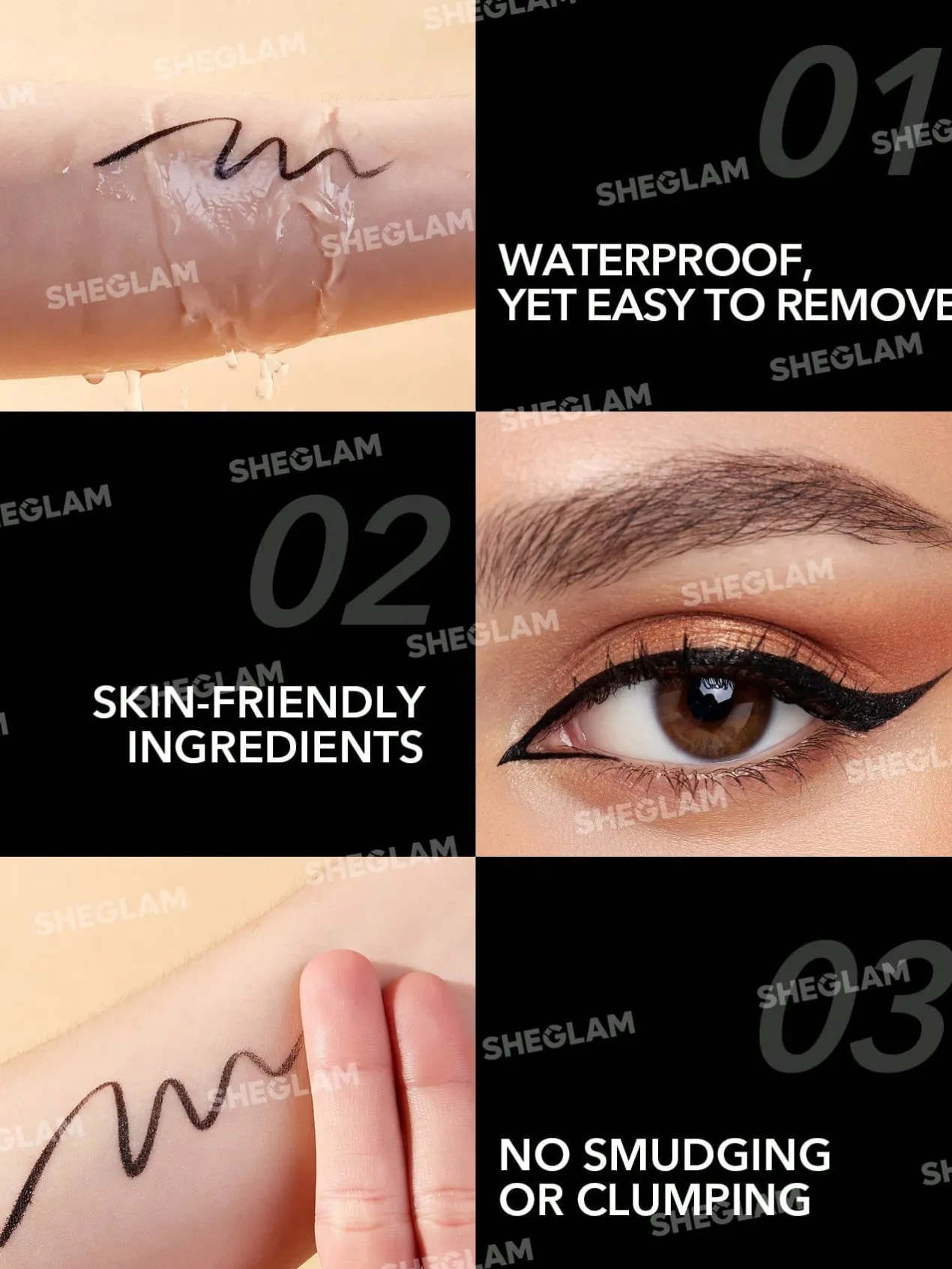 Eye Affinity Delineador de Ojos Resistente Al Agua