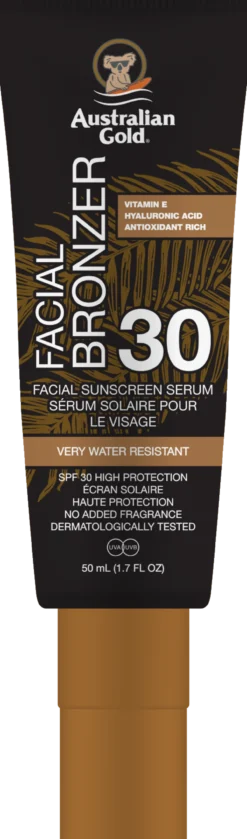 Facial Bronzer SPF 30 serum facial con protección solar