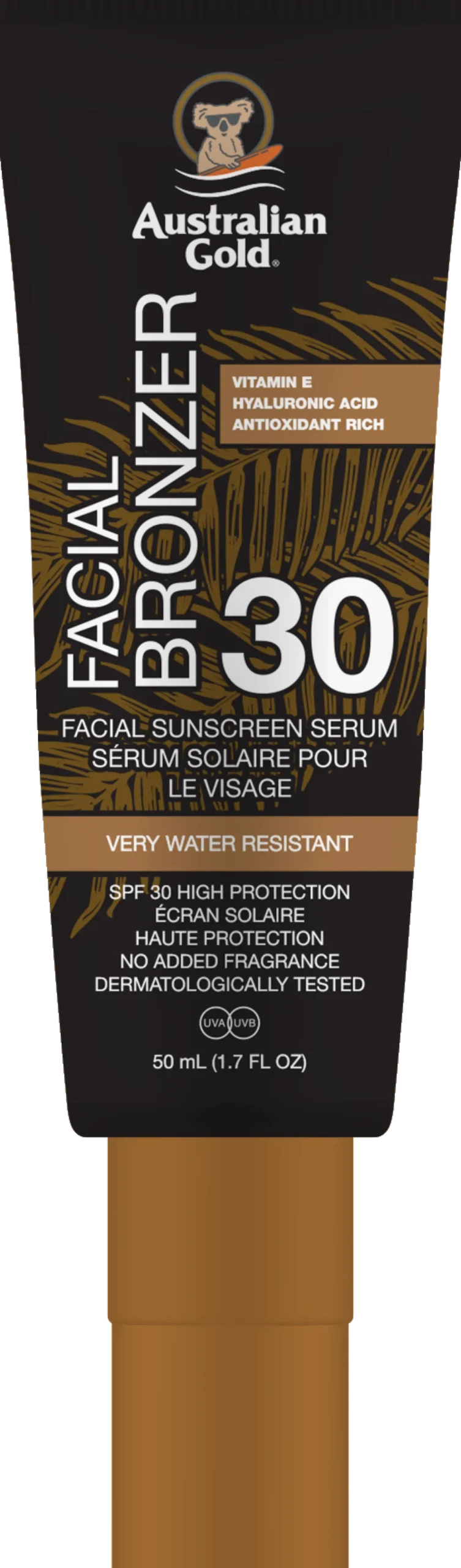 Facial Bronzer SPF 30 serum facial con protección solar