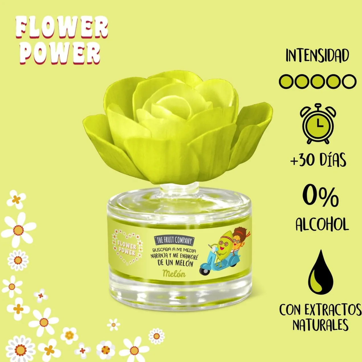 Flower Power Flor Perfumada Melón