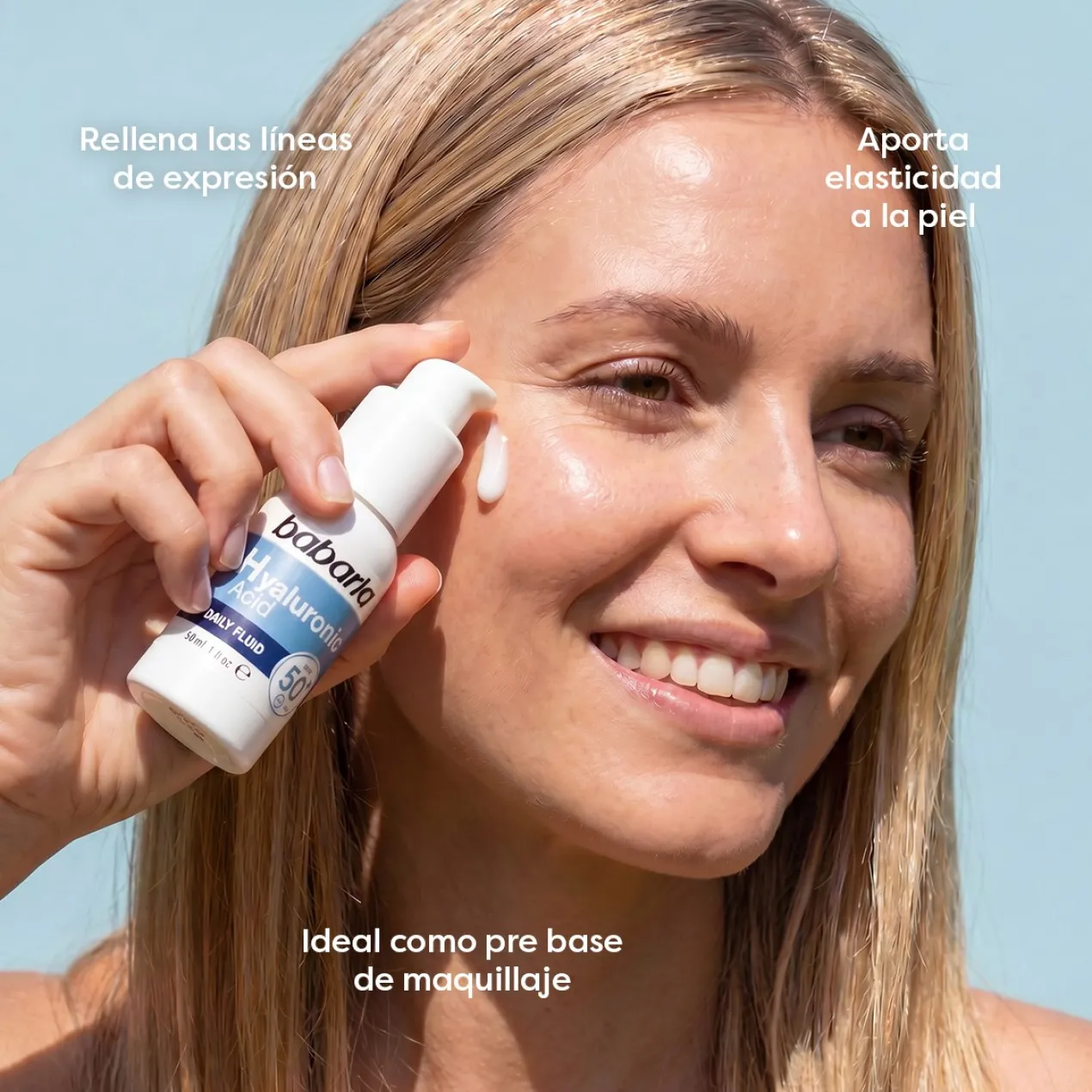 Fluido Facial Ácido Hialurónico SPF 50+