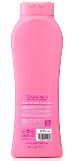 Fresa y Nata Gel de Baño y Ducha