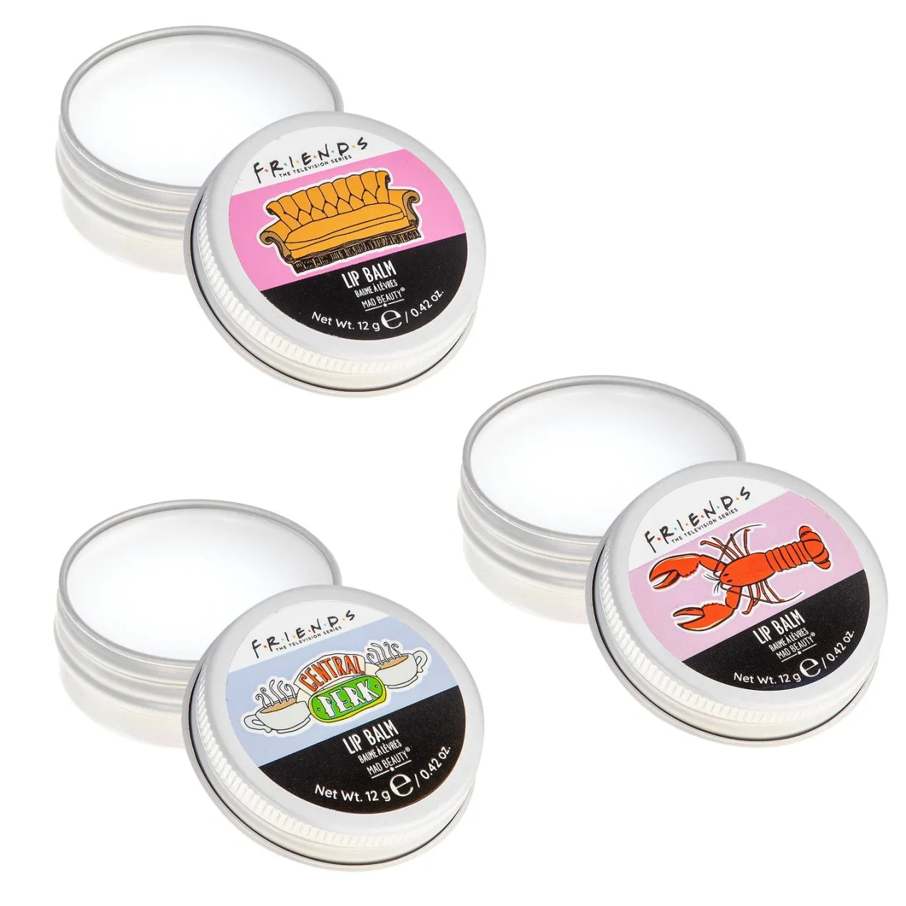 Friends II Lip Balm Trio