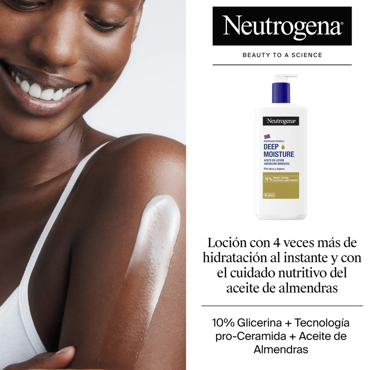 Fórmula Noruega Aceite en Loción de Absorción Inmediata Hidratación Profunda